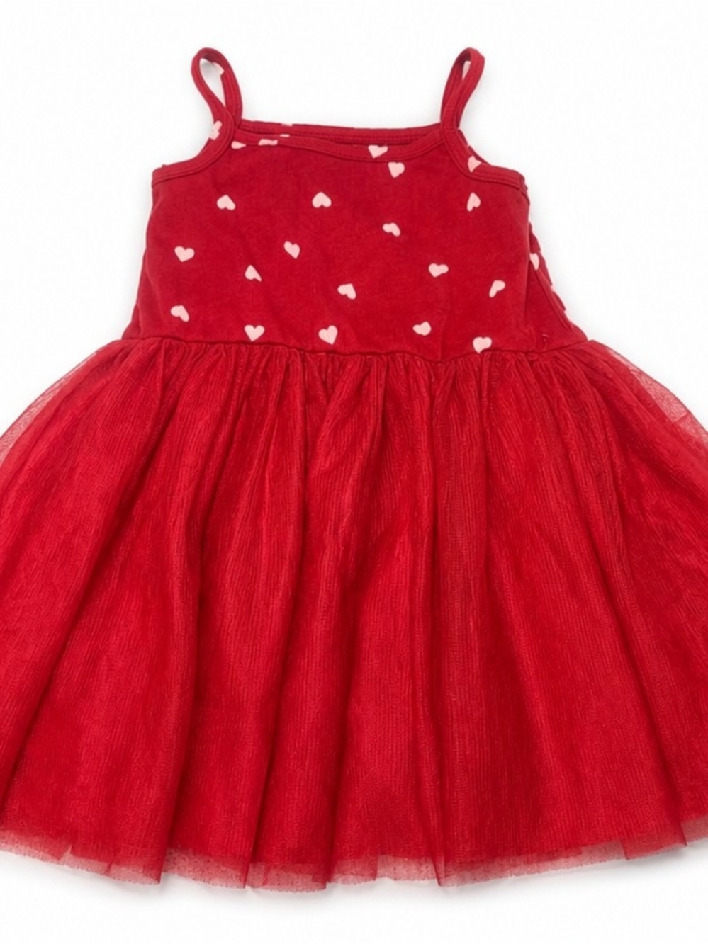 Old Navy Red Tulle Spaghetti Strap Dress | Size 2T